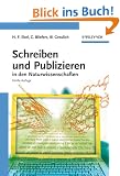 Schreiben und Publizieren in den Naturwissenschaften
