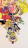 Sailor Moon Tsukino Usagi Venus Mercury Jupiter mars Key chain Keyring