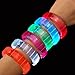 Flashing Panda Large LED Light-Up Flashing Bangle Bracelet, Green