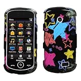 Color Chalk Star Black Protector Case for Samsung Solstice II SGH-A817