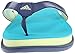 adidas Performance Women's Supercloud Plus Thong W Athletic Sandal,Super Purple/Shock Green/Halo Yellow,10 M US
