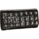 Whiting & Davis Crystal Stud Clutch