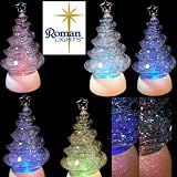 Acrylic Glitter Dome Christmas Tree