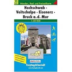 Freytag Berndt Wanderkarten, WK 041, Hochschwab - Veitschalpe - Eisenerz - Bruck a.d. Mur, GPS, UTM - Ma�stab 1:50 000