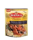 Bertolli Premium Pasta Sauce, Sun Ripened Tomato & Olive, 13.5-Ounce Pouches (Pack of 6)