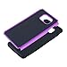 Fulland Hybrid TUFF Case for Samsung Galaxy S6 Edge Plus with Stylus Pen and Screen Protector - Purple