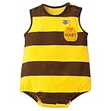 （ワボーズ） Waboatsベビー夏の3-9月のベビーに向け虫のデザイン袖なしチュールロンパース カバーオール ベビーロンパース ベビーカバーオール B 95