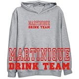 Sweatshirt Heather Gray  Drink Team Martinique  Country