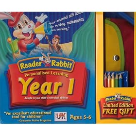 Reader Rabbit Year 1 & FREE Pencil Case Set