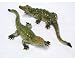 Set of 2 Resin Alligator Figurines - 8