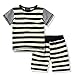 Ferenyi US Kids Boy's Clothing Suit Boys Short Sleeve T-shirts and Shorts Sets