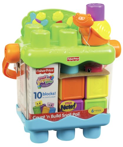 Imagen 5 de Mattel P8793 Fisher Price - Piezas para apilar con caja de almacenaje