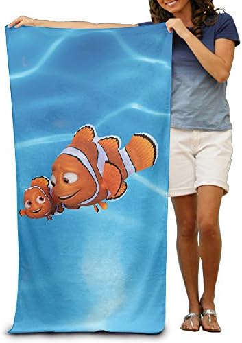 NUBIA Cartoon Nimo Fish Large Beach Towel Pool Towel Bath Towel 32*51 Inches