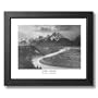 Ansel Adams Snake River B/W Photo Picture Framed Art Print