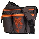 Diaper Dude Koi Diaper Bag - Brown/Orange-Brown/Orange