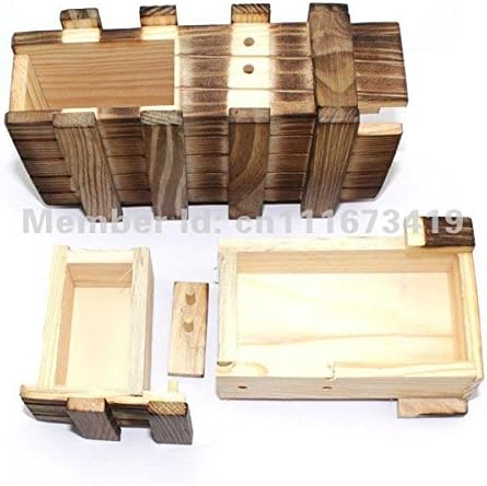 Big Compartment Wooden Secret Magic Puzzle Box