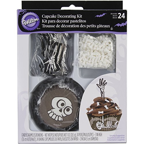 Wilton Skeleton Cupcake Combo Pack, # 415-7081- Discontinued By Manufacturer