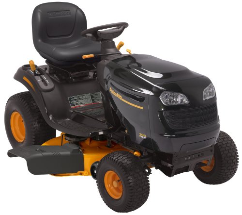 Poulan PB195H42LT Pro Lawn Tractor with 42-Inch Steel Deck, 19.5 HP Briggs & Stratton Engine, True Hydrostatic Transmission and 18-Inch Rear Tires