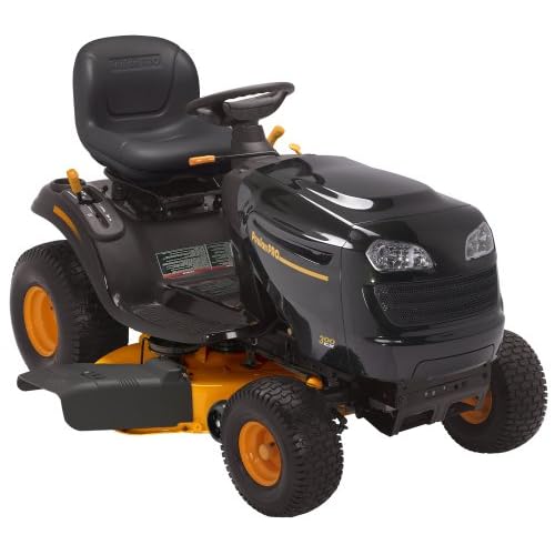 Poulan Pro 42 Inch Steel Deck 19.5 HP Briggs & Stratton Intek Engine With Hydrostatic Transmission 300 Series Lawn Tractor (CARB Compliant) PB195H42LTX