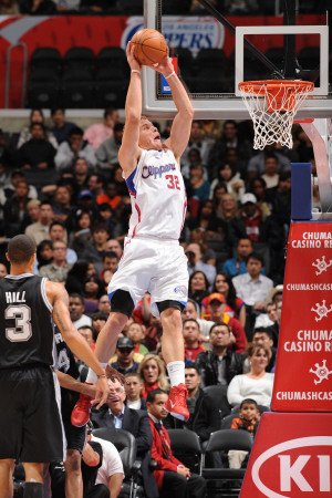 San Antonio Spurs v Los Angeles Clippers: Blake Griffin Photographic Poster Print by Noah Graham, 28x42
