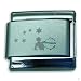 Picture of italian Charms by SL-art:italian Charms classic for bracelet - zodiac laser sagittarius, Nomination compatible 9mm
