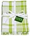 Now Designs Jumbo Pure Kitchen Towel Set of 3, Cactus Green