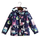 Nice Days（ナイス　ディズ）　女の子コート　可愛いジャンパー　冬防寒 (100, ネービー)