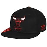 adidas Chicago Bulls Black Championship Years Fashion Fitted Hat
