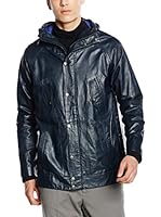 Trussardi Jeans Americana Piel Hombre (Azul)