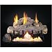 Peterson Gas Logs 18 Inch Charred Frontier Oak Vent Free Natural Gas Log Set W/ ANSI Certified G10 Burner & Basic On/Off Remote Image