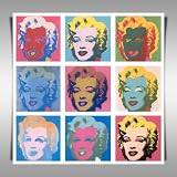 ANDY WARHOL MARILYN MONROE 24x24 ART PRINT ON CANVAS