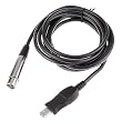 9.8 Feet USB Microphone Link Cable USB Male to XLR Female (black) 9.8 Feet USB Microphone Link Cable USB Male to XLR Female (black)