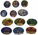 Marvel Super Heroes Stickers - Set of 12 - Spiderman, Punisher X-Men, Hulk, Wolverine