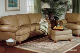 2pc Shasta 100% Top Grain Italian Leather Chair & Sofa/Couch Set