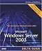 Microsoft Windows Server 2003 Delta Guide (2nd Edition)