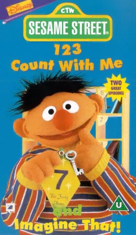 CD-Charts  DVD : Sesame Street - 1,2,3 Count With Me / Imagine That [1998]