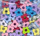 EyeLets Etc 1/8 Inch Top Painted Butterfly Shaped Eyelets Assortment, Pack of 100 EyeLets Etc 1/8 Inch Top Painted Butterfly Shaped Eyelets Assortment, Pack of 100