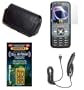 Cell Phone Accessories Bundle for Samsung Rant M540 (Includes; Premium Leather Side Carry Case, Rapid Car Charger, Custom LCD Screen Protector, Generation X Antenna Booster)