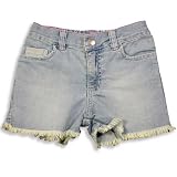 Dizzy Blues by Charlie Rocket - Girls Denim Short, Blue
