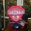 Cardinals - Neon Shield Table Lamp