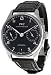 IWC Portuguese Automatic Steel Black Mens Watch IW500109