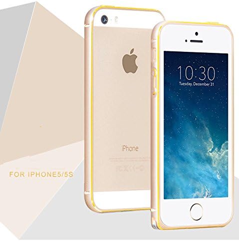 Bumper Case for iphone 5s, Premium Aluminum Metal Bumper Frame Case for iphone 5 5s