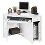 Oxford 50"w Corner Computer Desk, 30"Hx50"W, WHITE