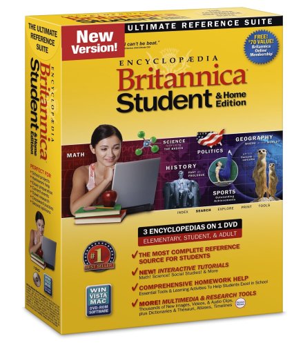 Encyclopedia Britannica 2009 Student & Home Edition