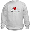 I LOVE SAN JOSE - City-series - Light Grey Sweatshirt