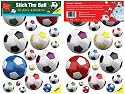 FunToSee Stick The Ball, Football Room Stickers, Pack of 36