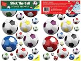 from Football FunToSee Stick The Ball, Football Room Stickers, Pack of 36 (Model 3106)
