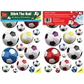 FunToSee Stick The Ball, Football Room Stickers, Pack of 36
