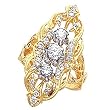 14K Yellow Gold Diamond Ring - 0.87 Ct.