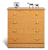 Prepac OBHD-3031-4 4 Drawer Chest Oak